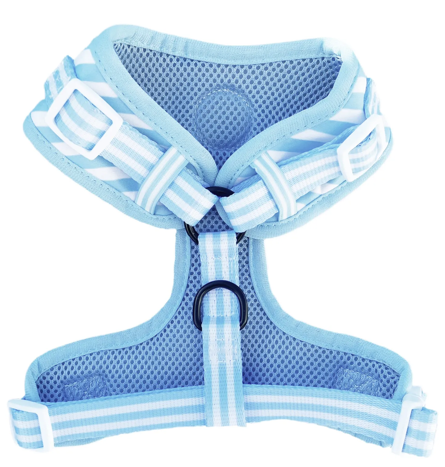 Blue Candy Stripe - Adjustable Harness