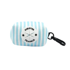 Blue Candy Stripe - Poop Bag Holder