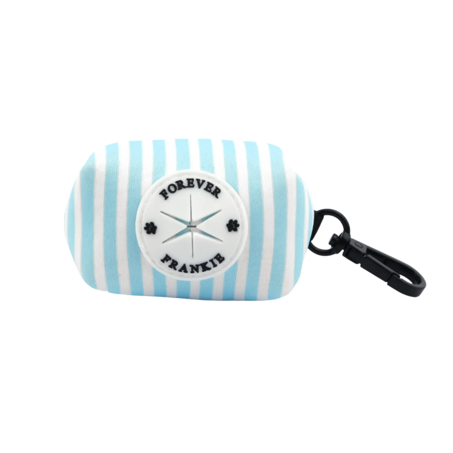 Blue Candy Stripe - Poop Bag Holder