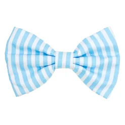 Blue Candy Striped - Bow Tie