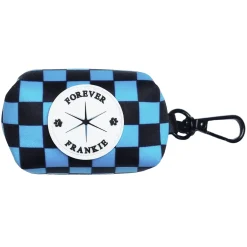 Blue Checkers - Poop Bag Holder