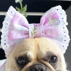 Gingham Lavender Dream - Head Bow (Limited Edition)