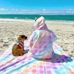 Gingham Wonderland - Beach Poncho