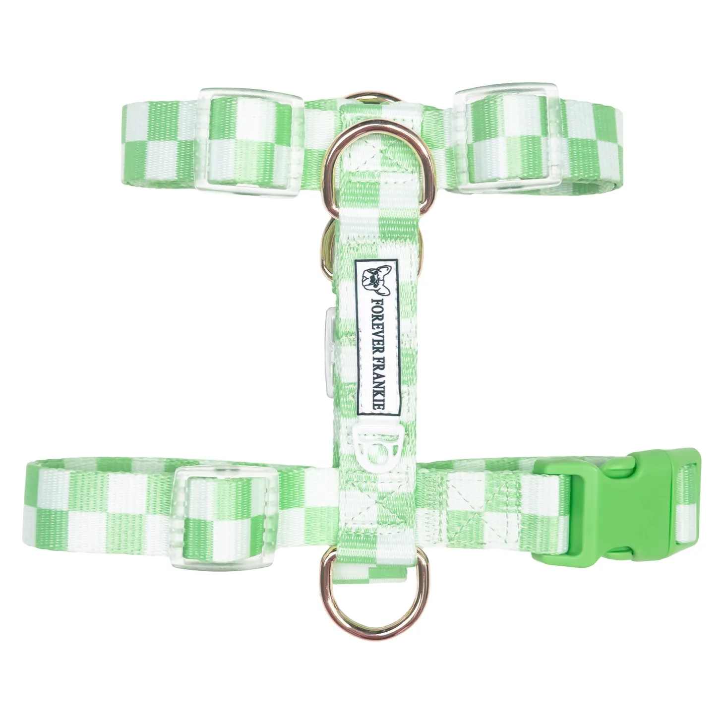 Green Check - Luxe Strap Harness