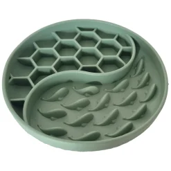 Khaki Wet & Dry Fish / Honeycomb Feed Bowl