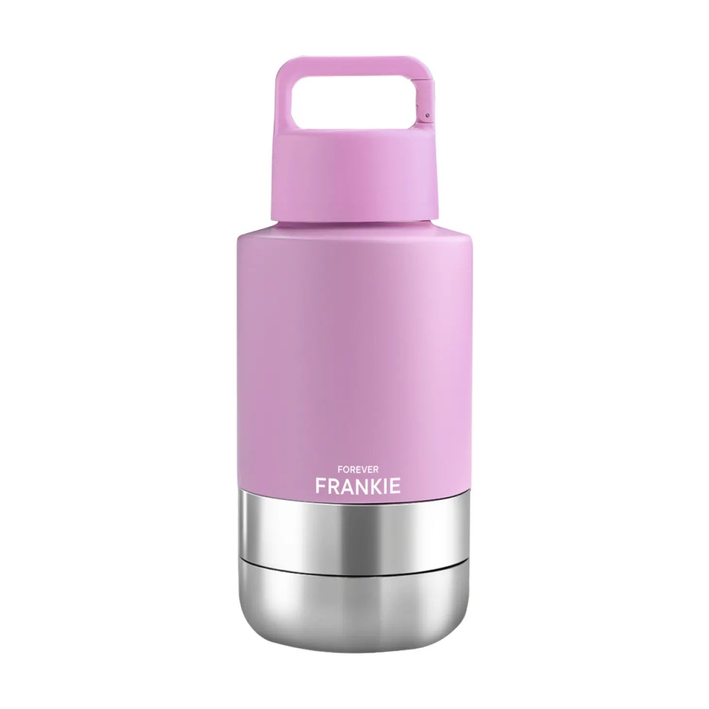 Lavender Portable Human / Dog Stainless Steel Adventure Drink Bottles
