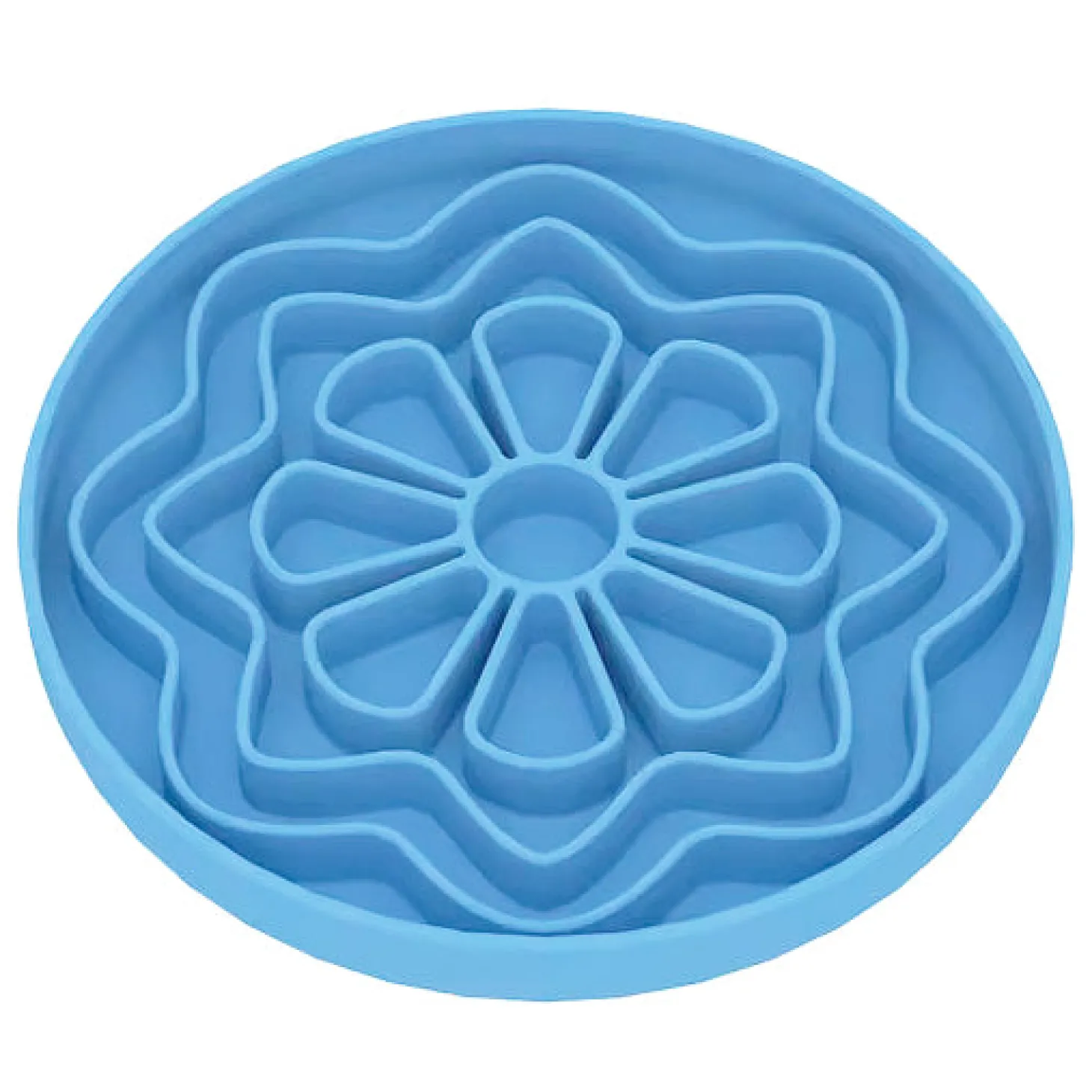 Luxe Blue Flower - Slow Feed Bowl