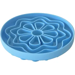 Luxe Blue Flower - Slow Feed Bowl