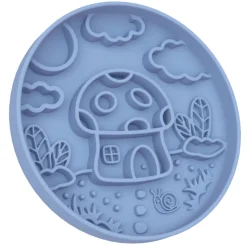 Luxe Blue Mushroom - Slow Feed Bowl