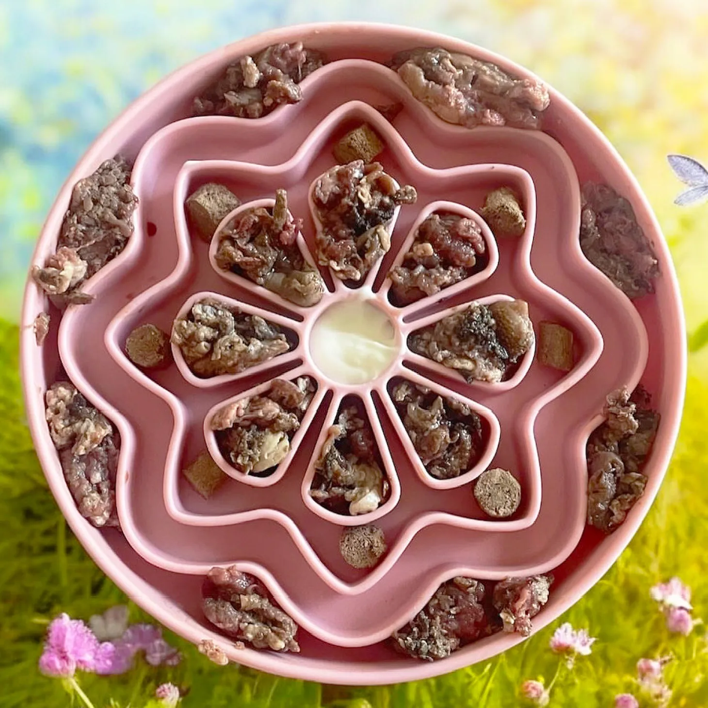 Luxe Cinnamon Flower - Slow Feed Bowl