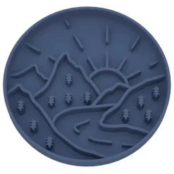 Luxe Indigo Mountain Light - Slow Feed Bowl