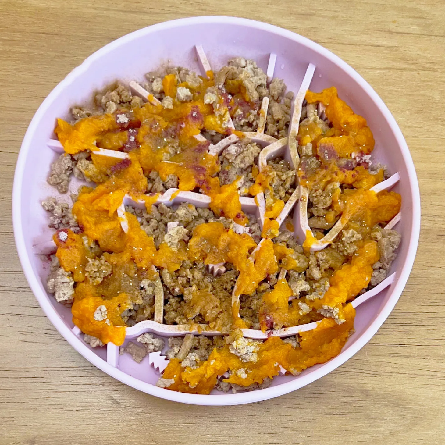 Luxe Mulberry Mountain Light - Slow Feed Bowl