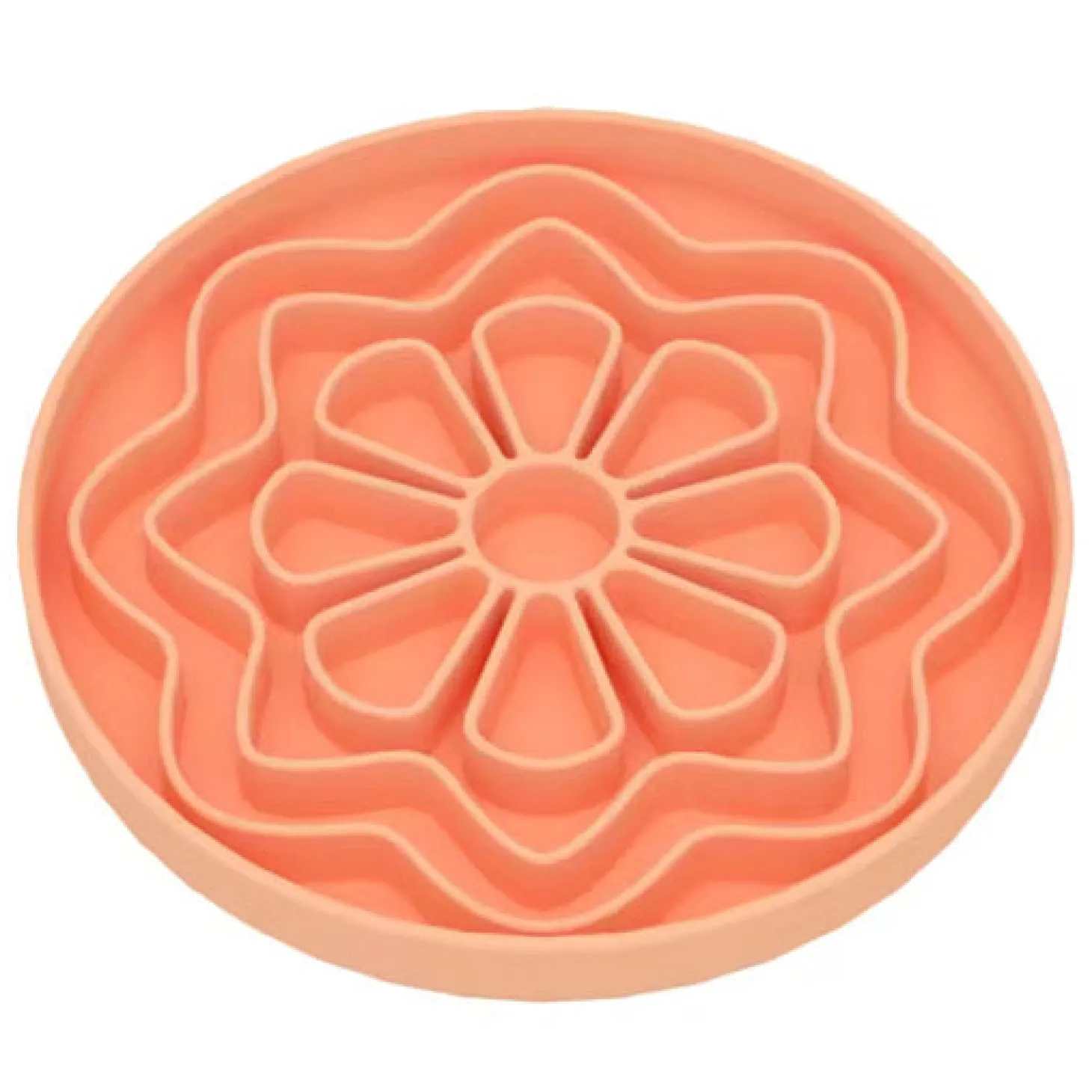 Luxe Peach Flower - Slow Feed Bowl