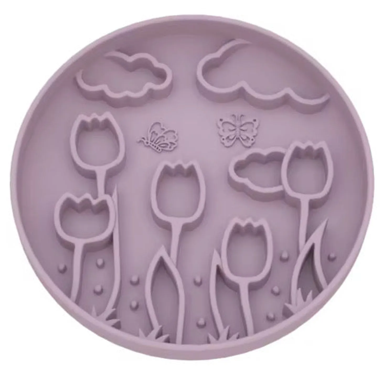 Luxe Plum Tulip Sky - Slow Feed Bowl