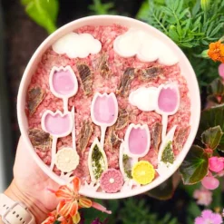 Luxe Plum Tulip Sky - Slow Feed Bowl