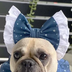 Midnight Stars & Lace - Head Bow (Limited Edition)