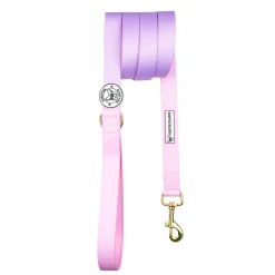 Pastel Pink / Lavender - Luxe Dog Lead