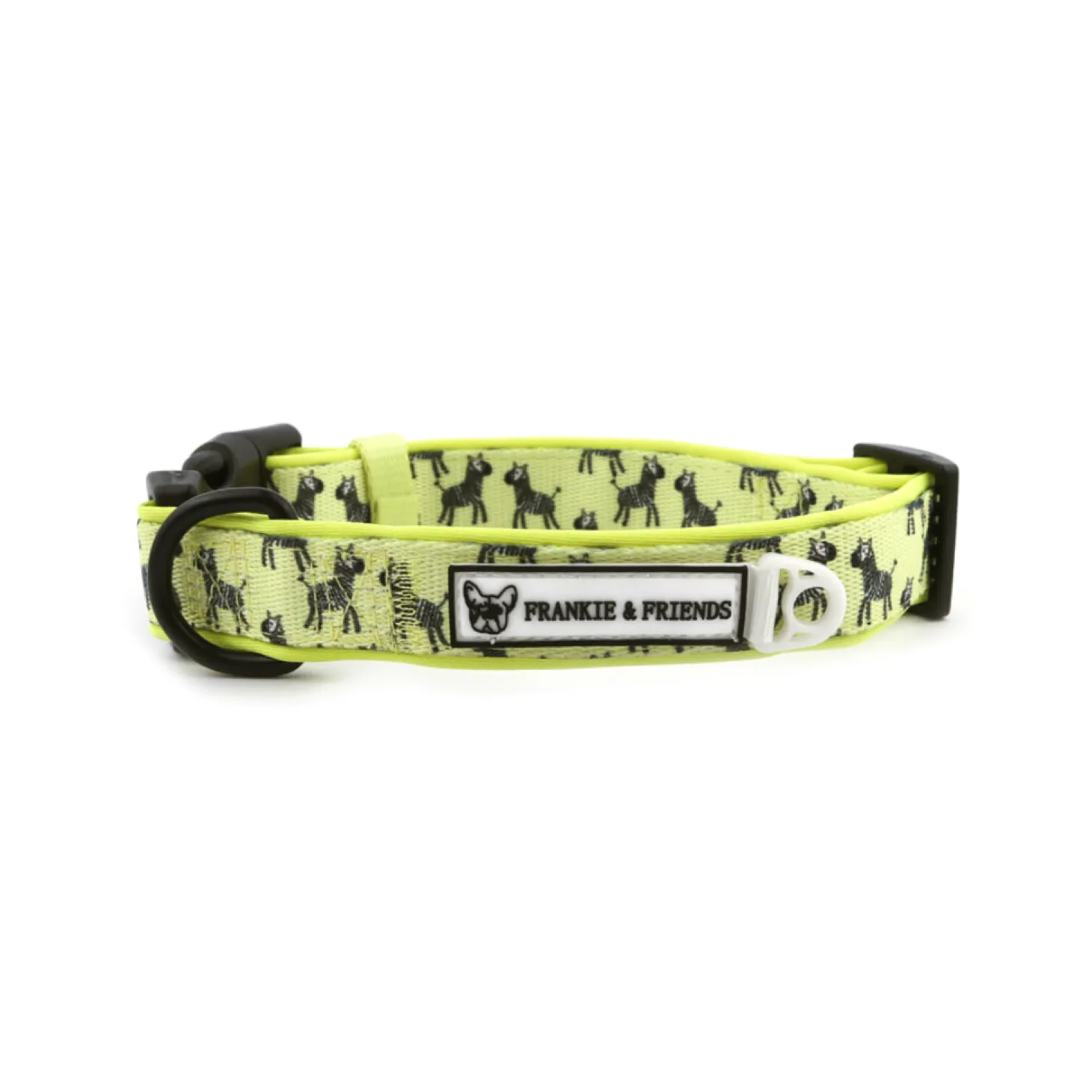 Pastel Yellow Zebra - Collar - End Of Line