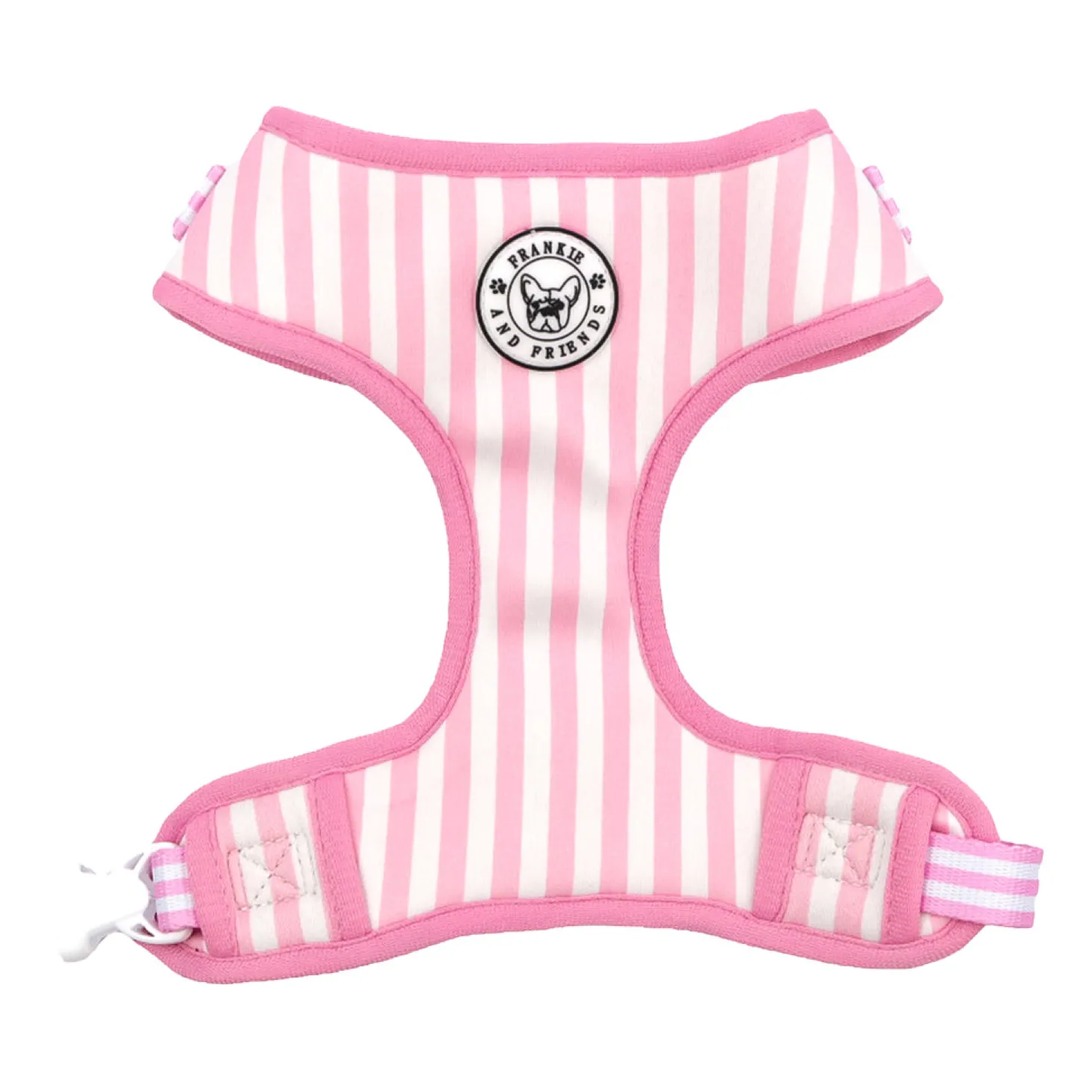 Pink Candy Stripe - Adjustable Harness