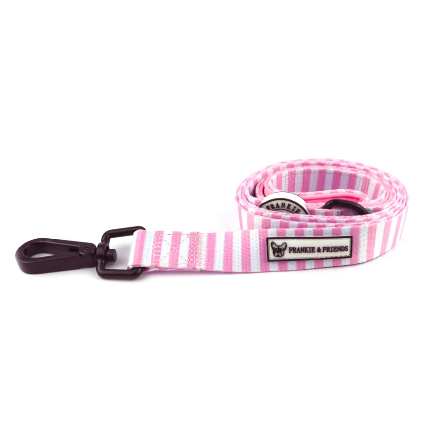 Pink Candy Stripe - Dog Lead