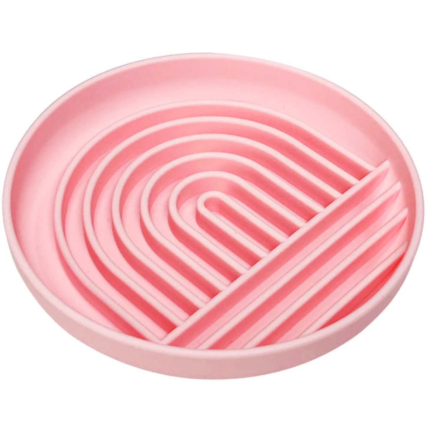 Pink Slow Feed Rainbow Bowl