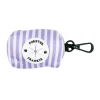 Purple Candy Stripe - Poop Bag Holder