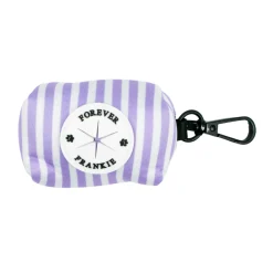 Purple Candy Stripe - Poop Bag Holder