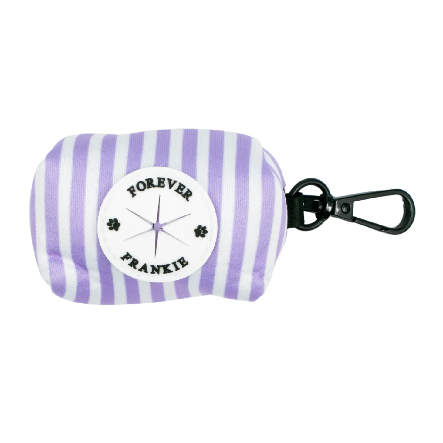 Purple Candy Stripe - Poop Bag Holder
