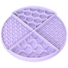 Purple Dry and Wet food Slow Feed Bowl