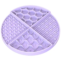 Purple Dry and Wet food Slow Feed Bowl