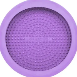 Purple Lickimat UFO Slow Food Anti-Anxiety Licking Dog Bowl