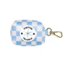 Sky Blue Check - Luxe Poop Bag Holder