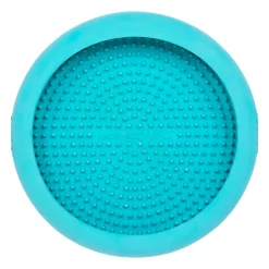 Turqouise Lickimat UFO Slow Food Anti-Anxiety Licking Dog Bowl