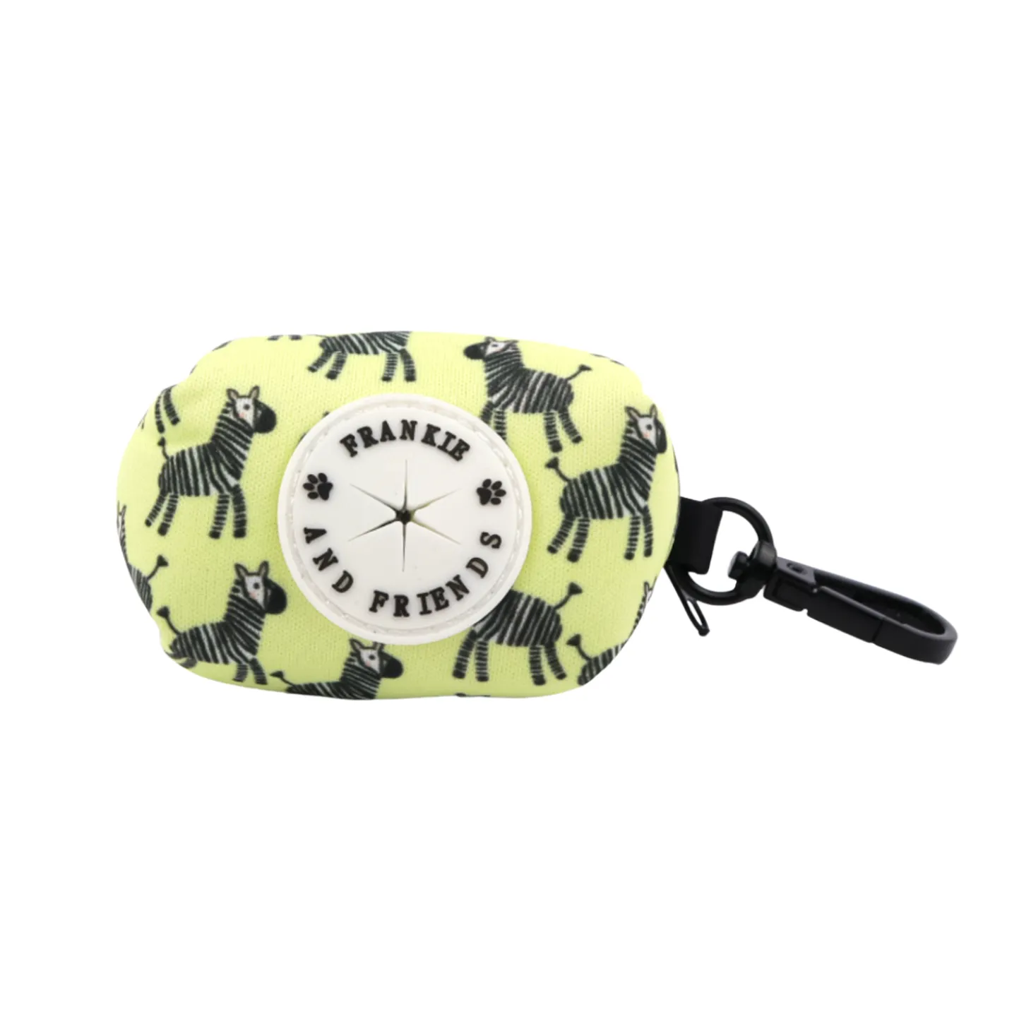 Yellow Zebra - Poop Bag Holder - End Of Line